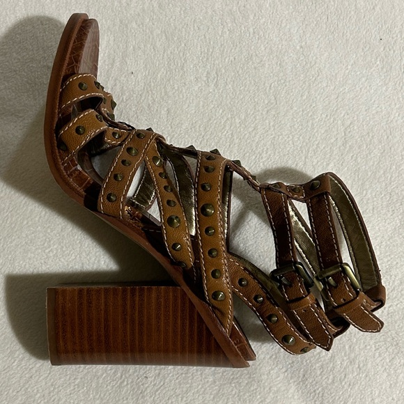 Sam Edelman women’s size 8.5 brown heeled strappy sandals. - Picture 7 of 9